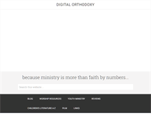 Tablet Screenshot of digitalorthodoxy.com